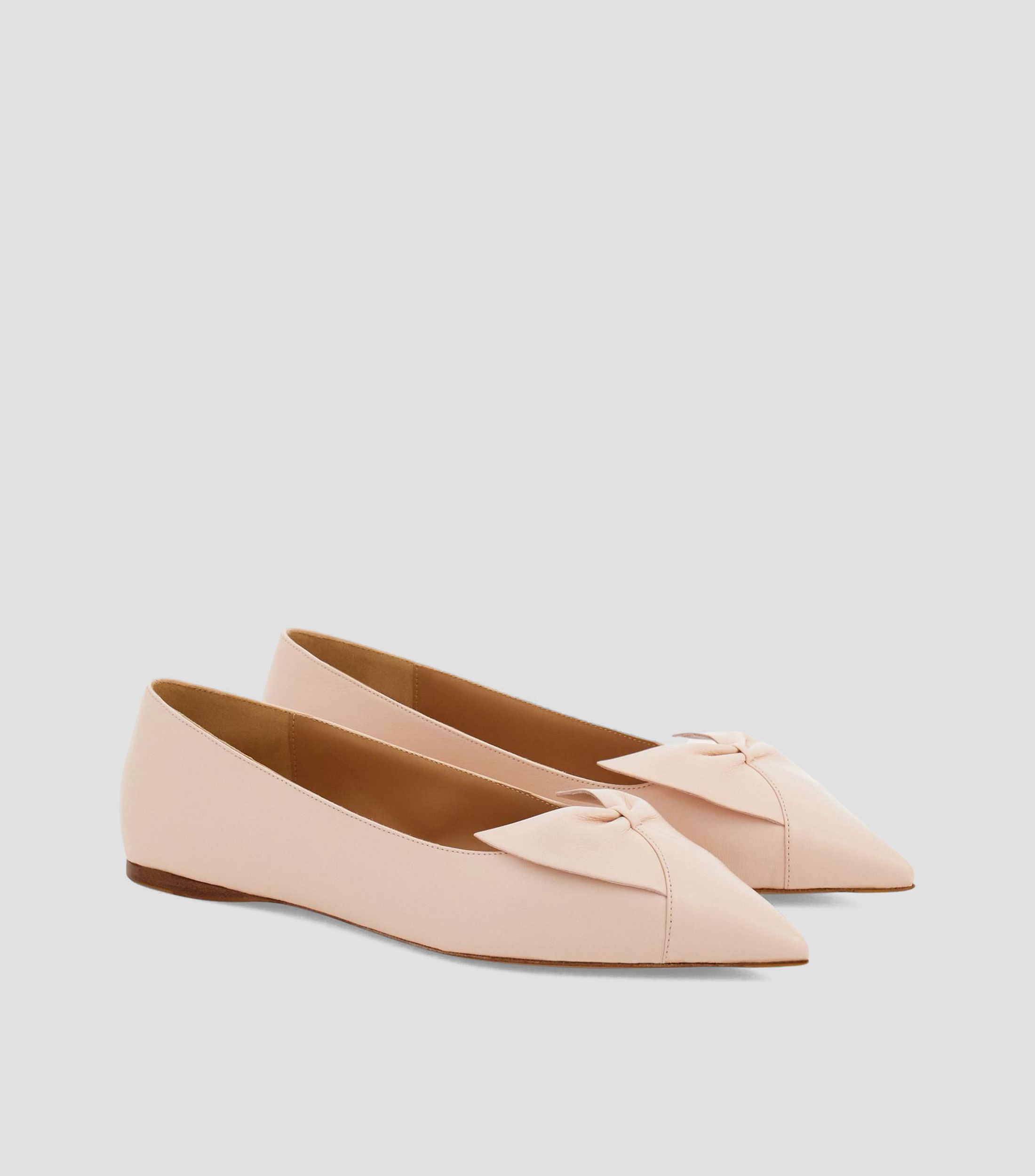 Flats soft con lazo Mujer